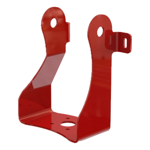 Red U-Shaped Clamp